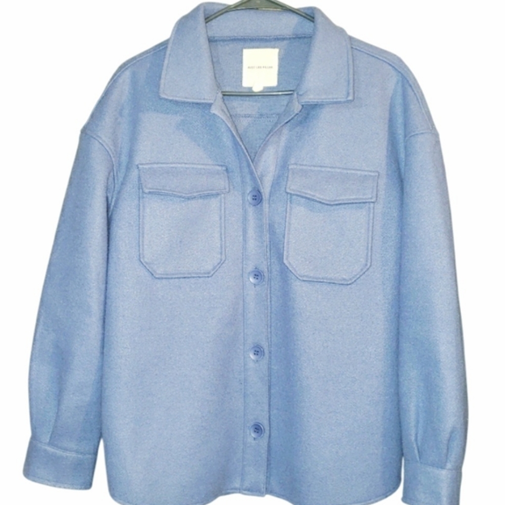 Anthropologie Avec Les Filles Button Down Shirt Jacket Shacket
